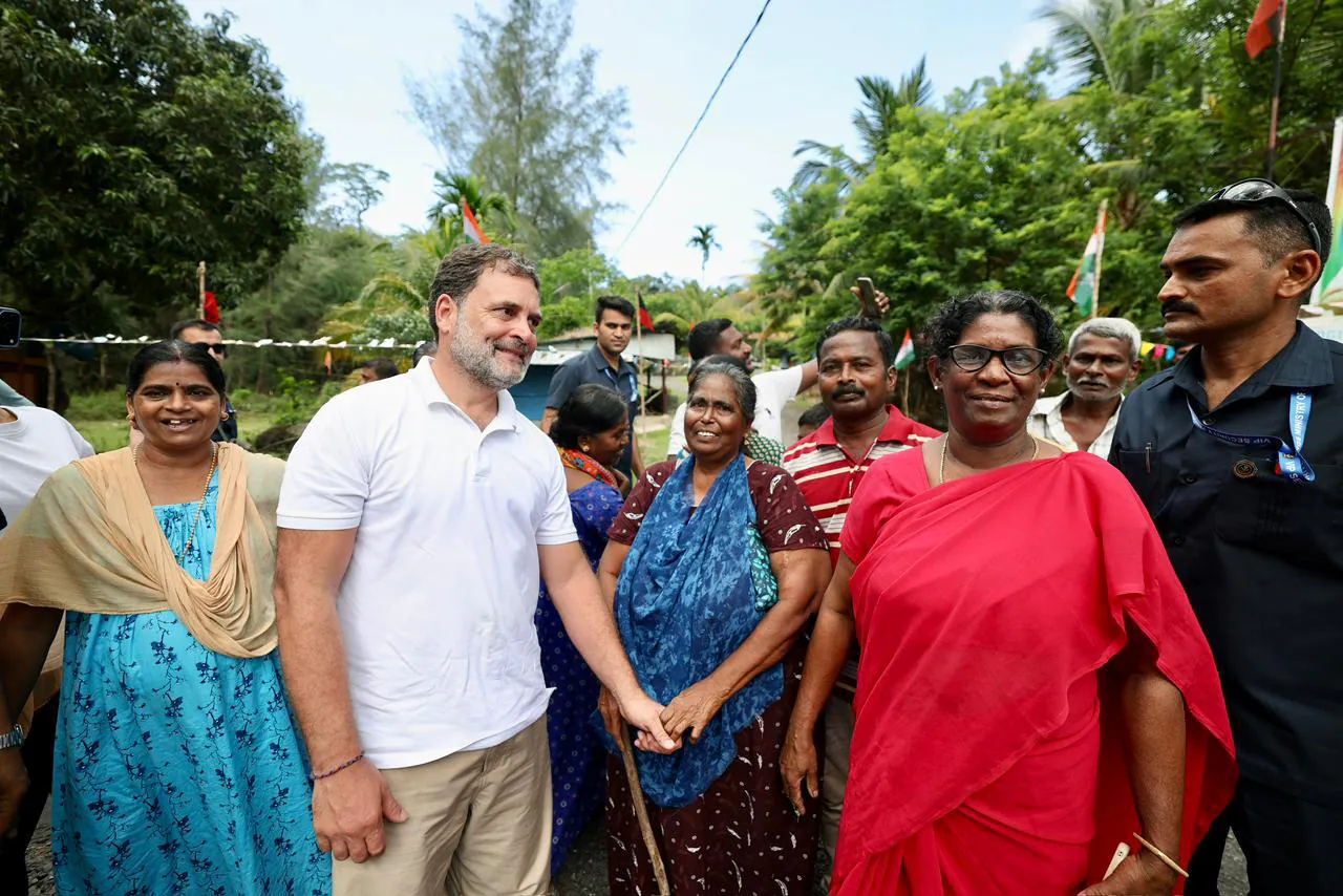 Members of the tribal and settler communities of Great Nicobar